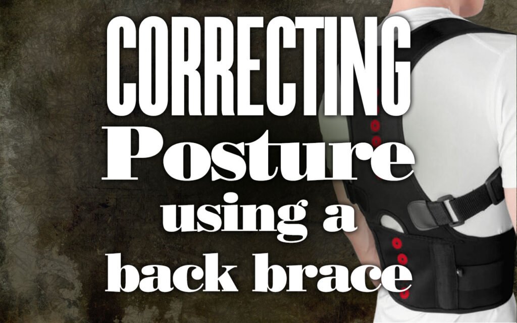 Correcting Posture Using A Back Brace