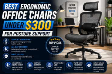 Best Ergonomic Office Chairs Under $300 for Posture Support
