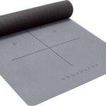 Heathyoga TPE Body Alignment Yoga Mat