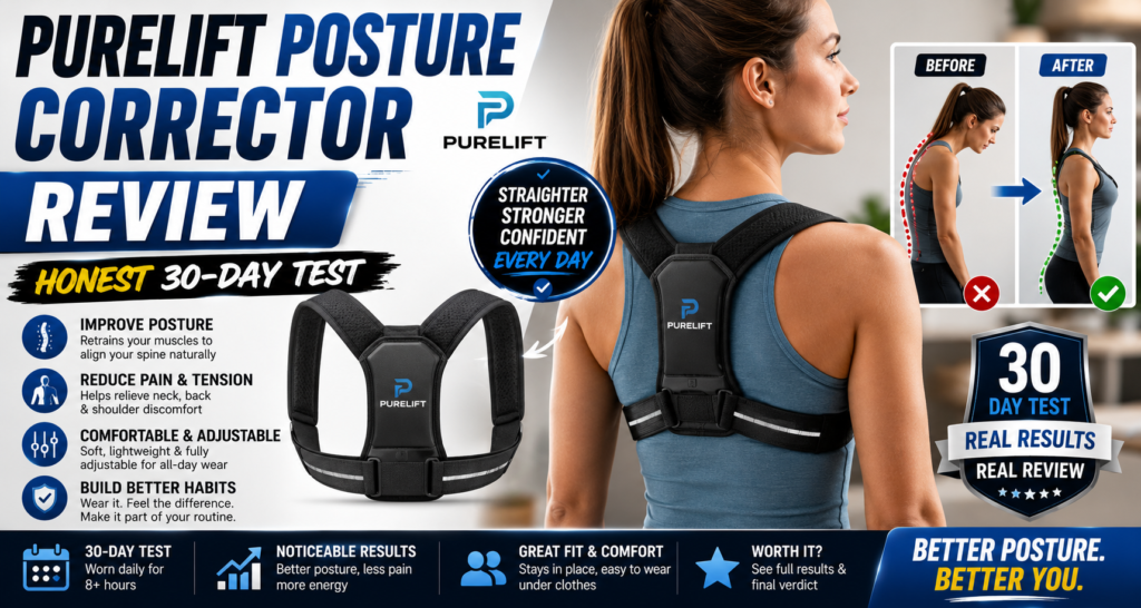 Purelift Posture Corrector Review — Honest 30-Day Test